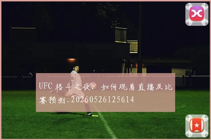 UFC 格斗之夜：如何观看直播及比赛预测_20260526125614